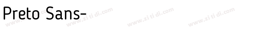 Preto Sans字体转换